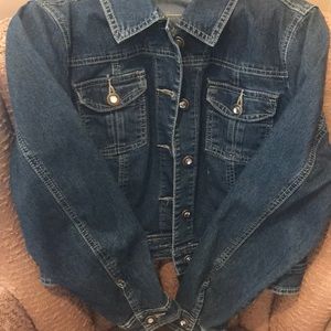 Blue jean jacket worn once